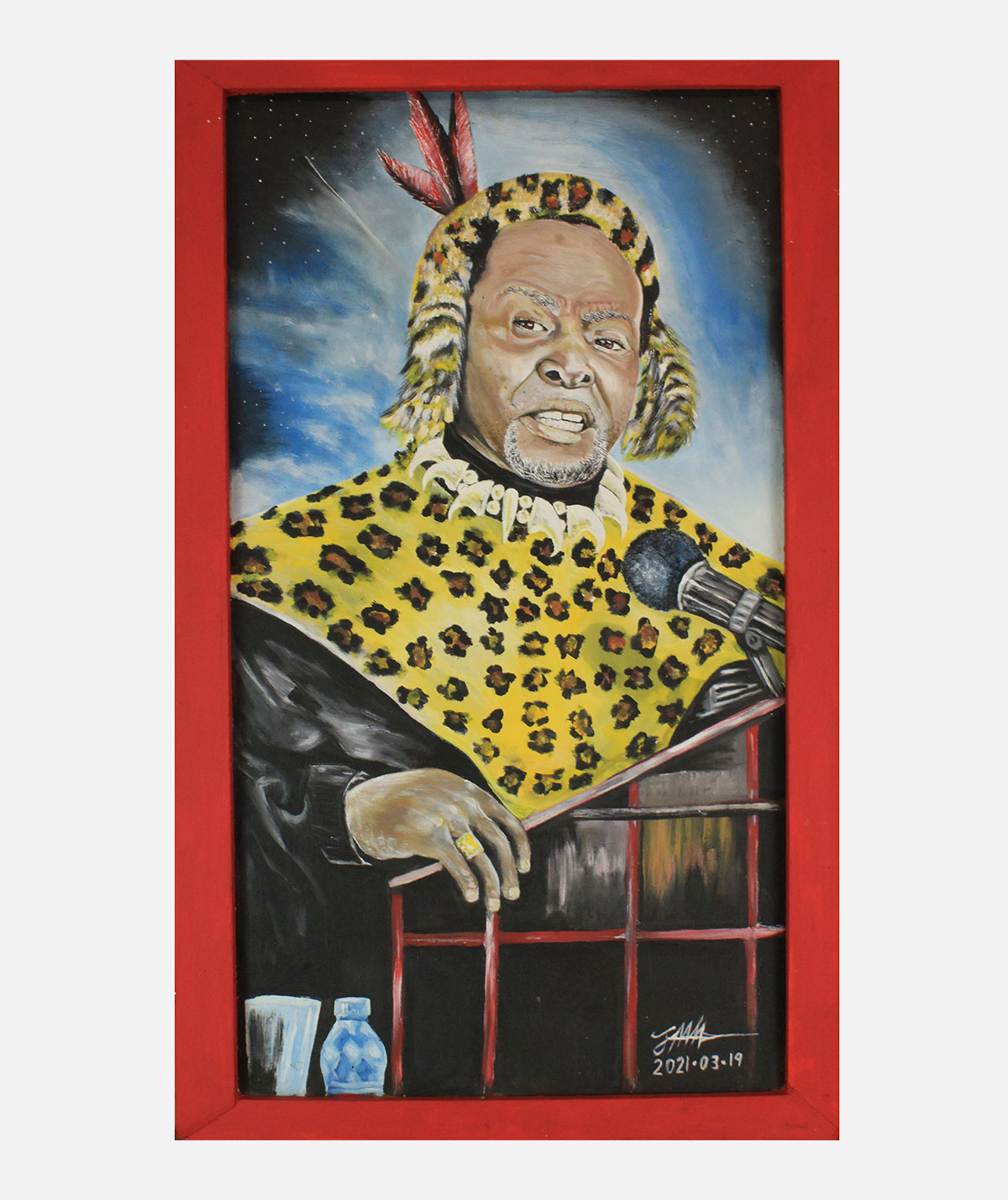 The late Zulu king